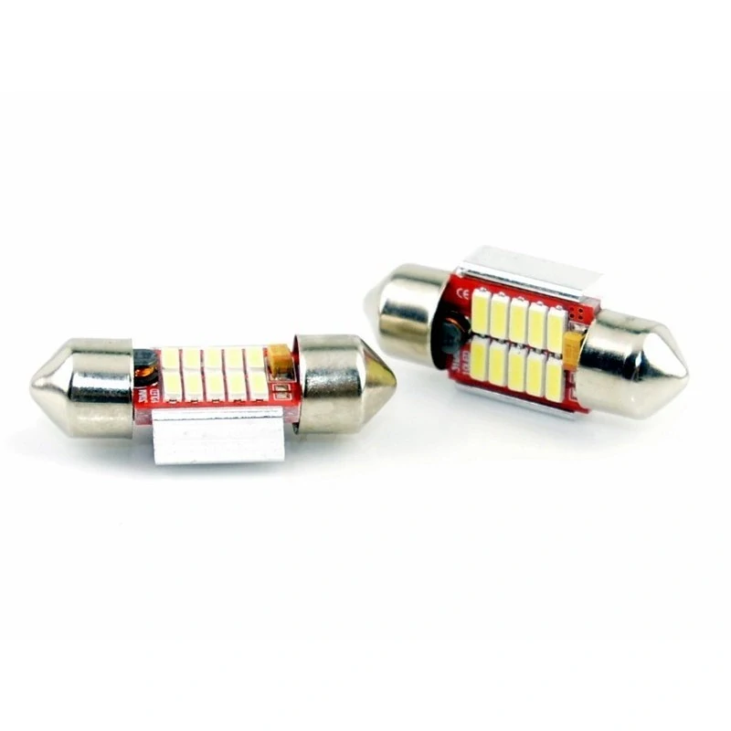 EPL48 LED žárovky C5W (10 x SMD 4014) 31mm 6000K CANBUS