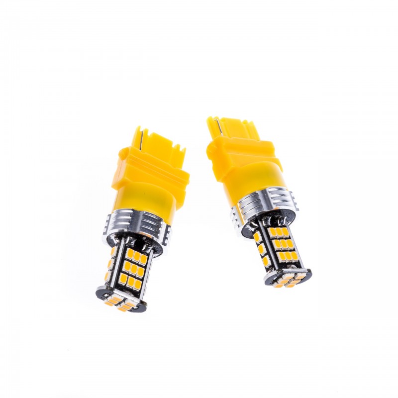 EPL172 LED žárovky P27W (30 x SMD 3020) oranžová CANBUS