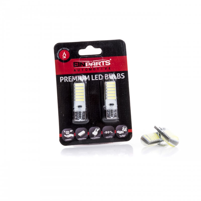 W5W LED žárovky (12 x SMD 7020) 6000K CANBUS