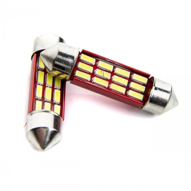 EPL205 LED žárovky C5W (12 x SMD 4014) 36mm 6000K CANBUS