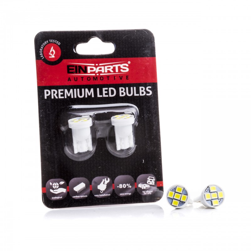 W5W LED žárovky (5 x SMD 2835) 6000K