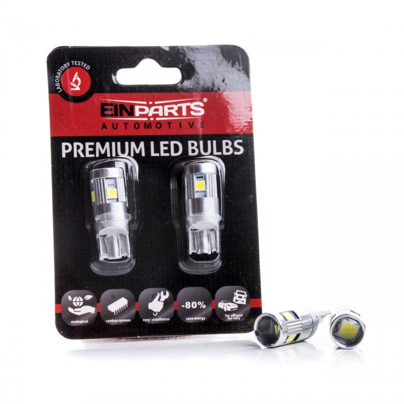 W5W LED žárovky (5 x SMD 3030) 6000K CANBUS