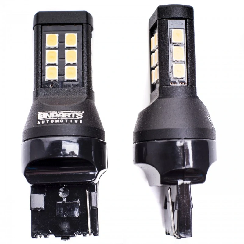 EPL248 LED žárovky W21W (21 x SMD 2835) oranžová CANBUS