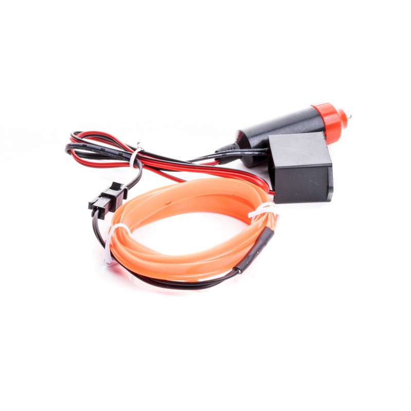 LED světlovodný pásek 1m (oranžový)