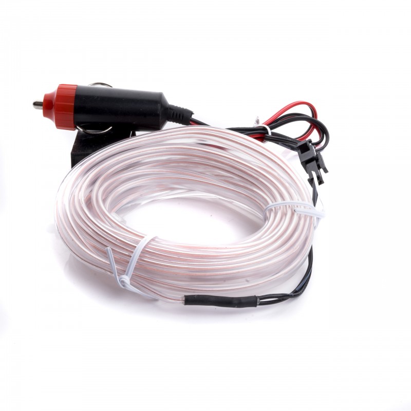 LED světlovodný pásek 5m (bílý)