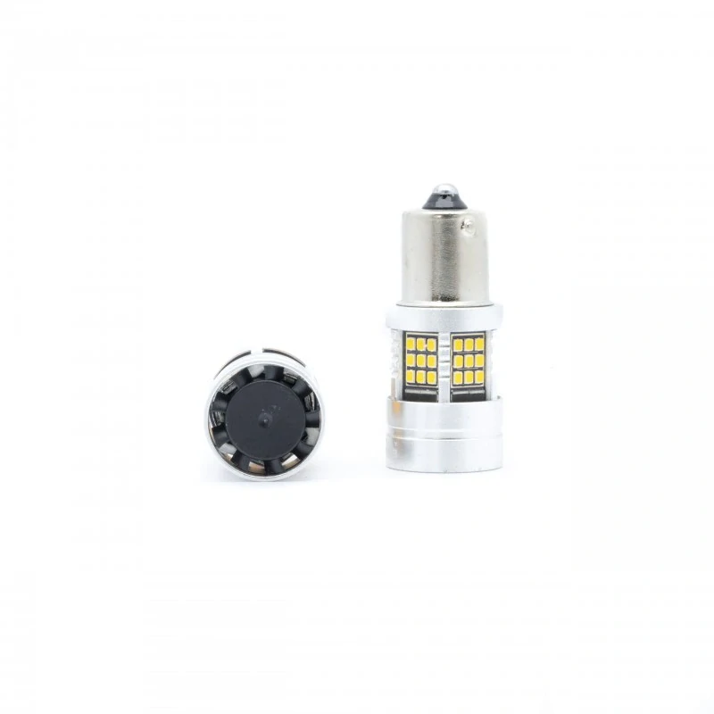 EPL289 LED žárovky PY21W (54 x SMD 2016) oranžová CANBUS