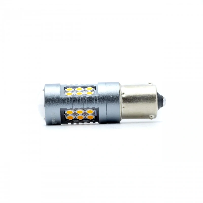 EPL291 LED žárovky PY21W (24 x SMD 3030) oranžová CANBUS