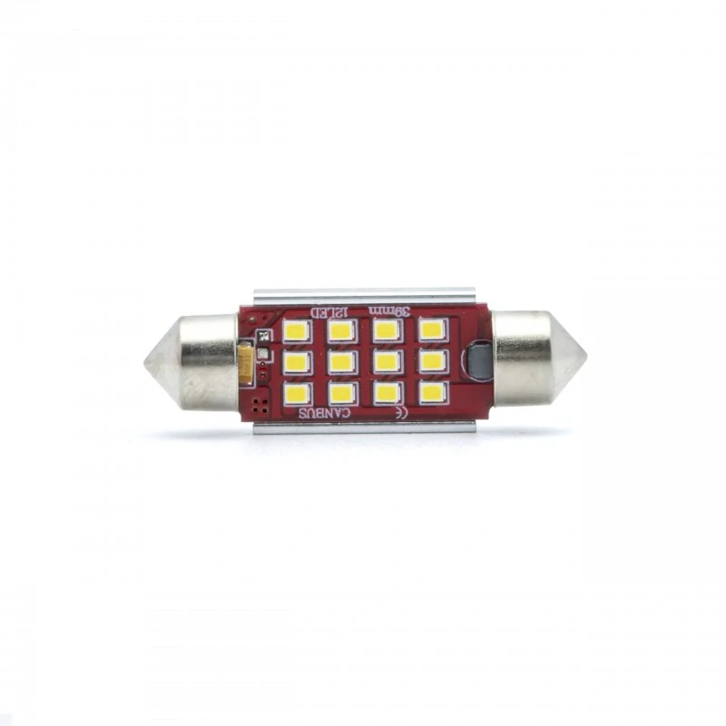 EPL303 LED žárovky C5W (12 x SMD 2016) 39mm 6000K CANBUS 12/24V