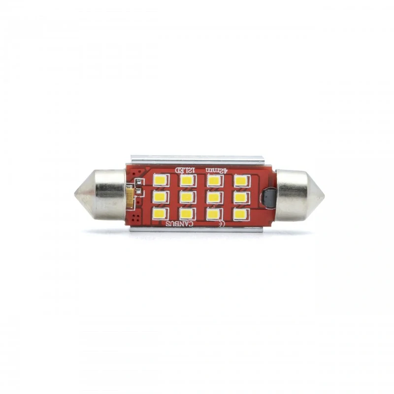 EPL304 LED žárovky C5W (12 x SMD 2016) 42mm 6000K CANBUS 12/24V