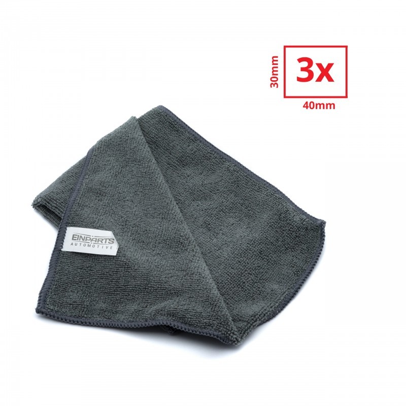 Hadřík z mikrovlákna (šedý) 3ks