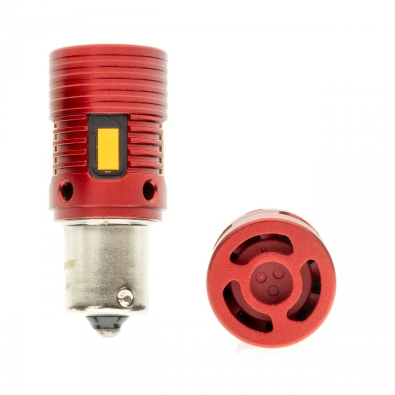EPL315 LED žárovky PY21W (4 x SMD 3570) oranžová CANBUS