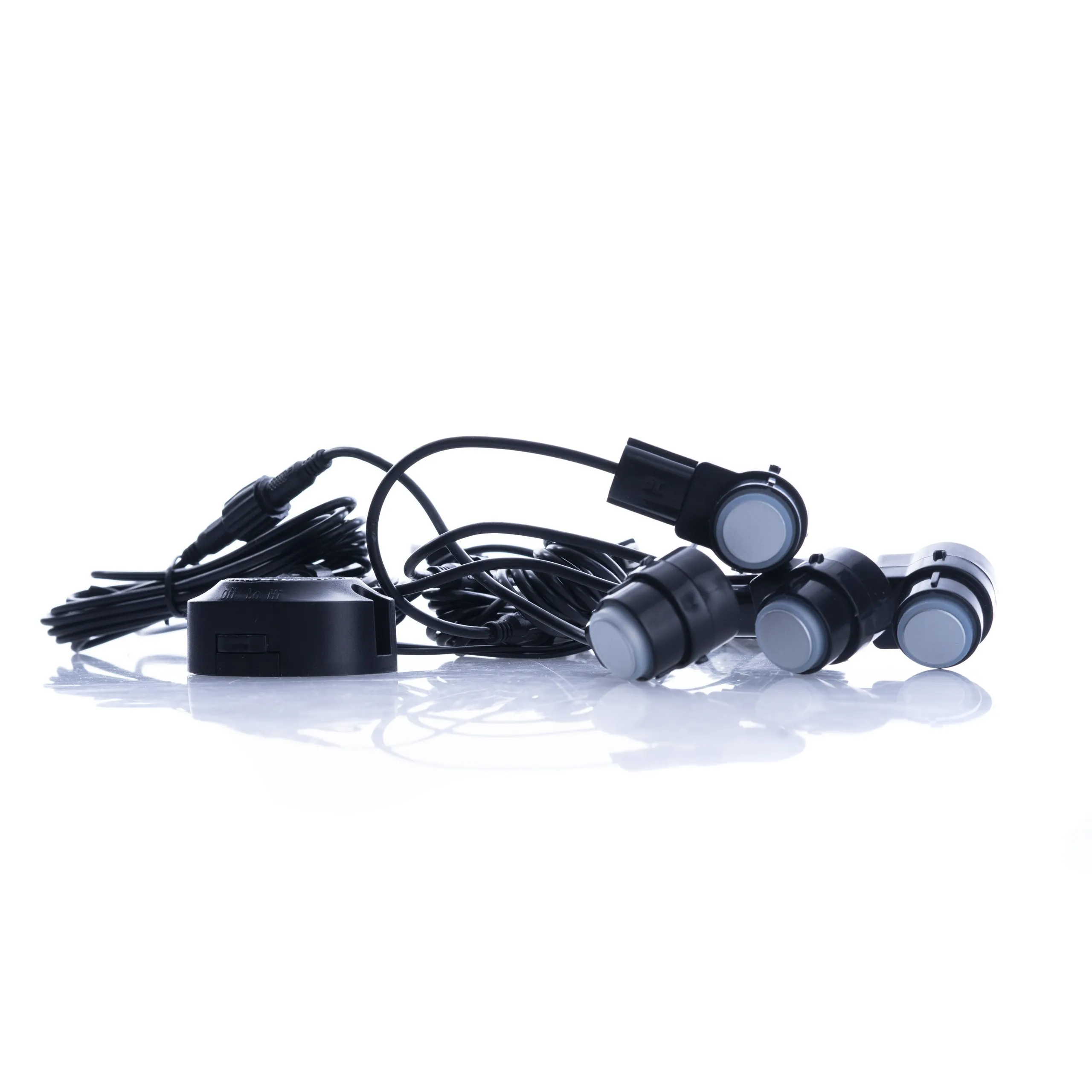 BUZZER OEM Parkovací Asistent s Reproduktorem (stříbrné senzory)