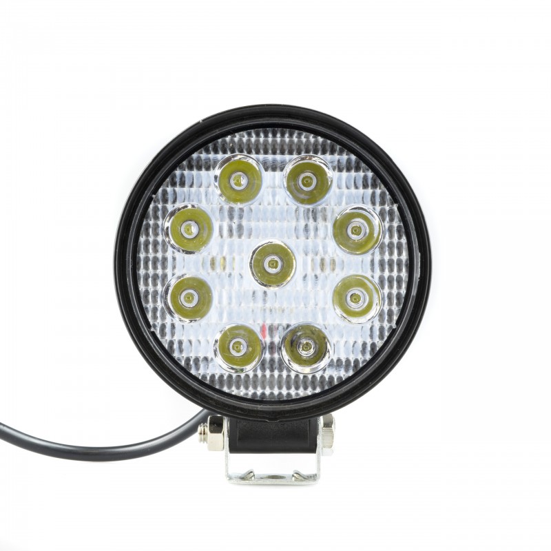 LED Pracovní světlo 9W (9 x 1W EPISTAR) 30° (kulaté)