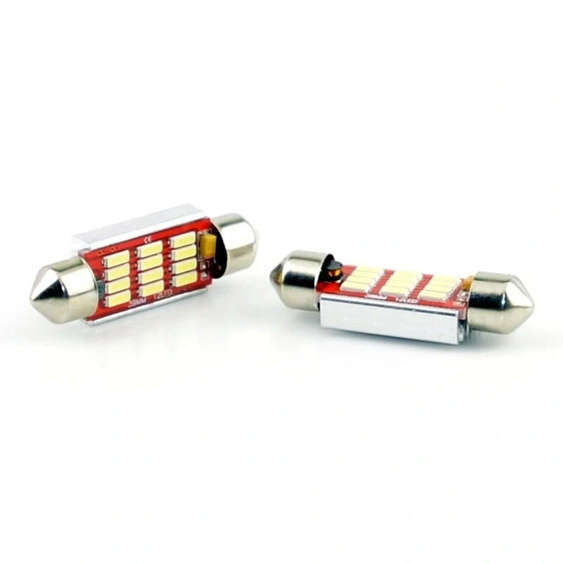 EPL50 LED žárovky C10W (12 x SMD 4014) 39mm 6000K CANBUS