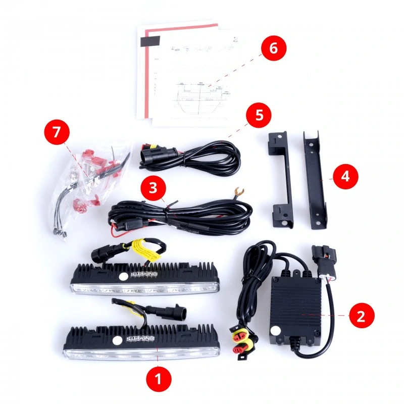 LED Světla Pro Denní Svícení 406 12V (OSRAM LED)