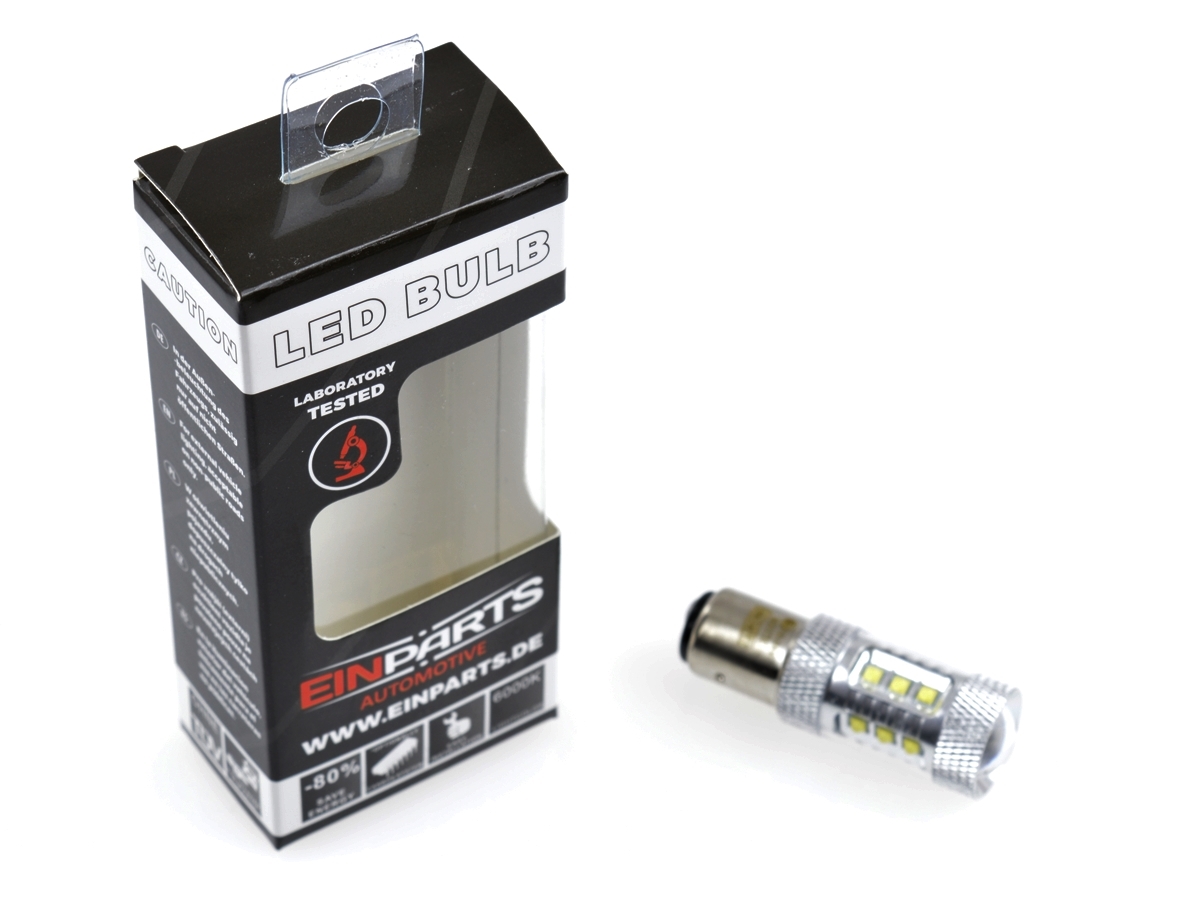 P21/5W LED žárovka 80W (16 x CREE XT-E) 6000K