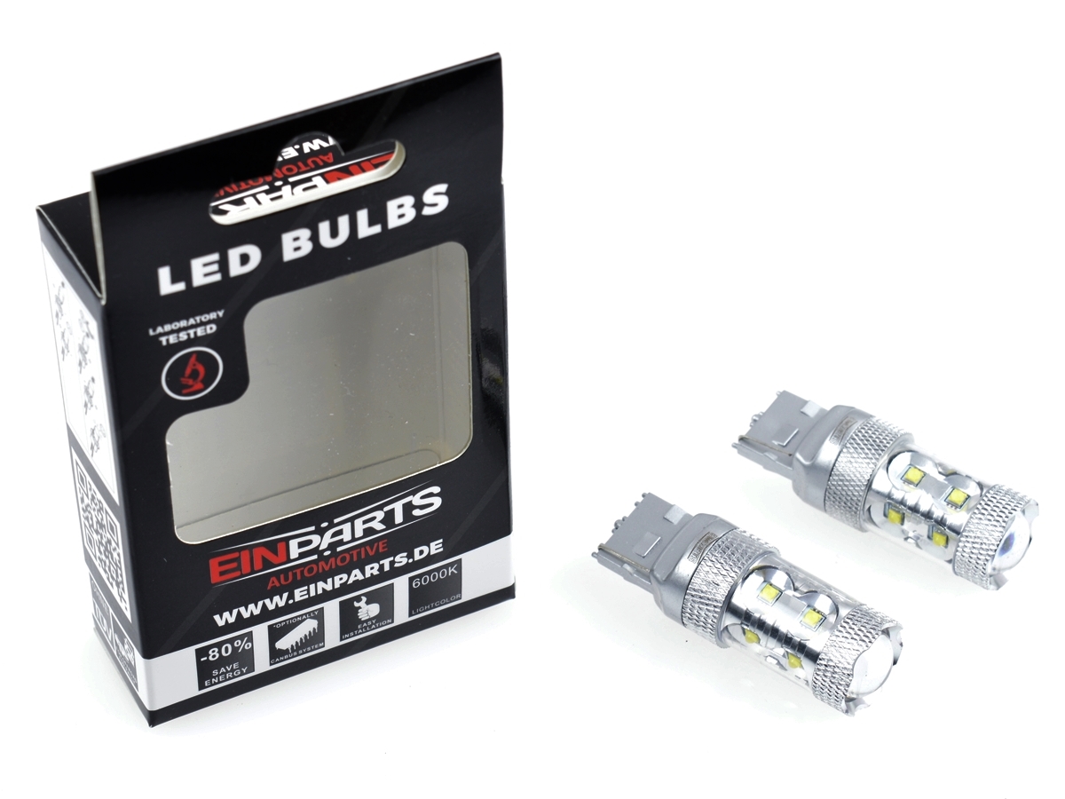 W21W LED žárovky 50W (10 x CREE XT-E) 6000K