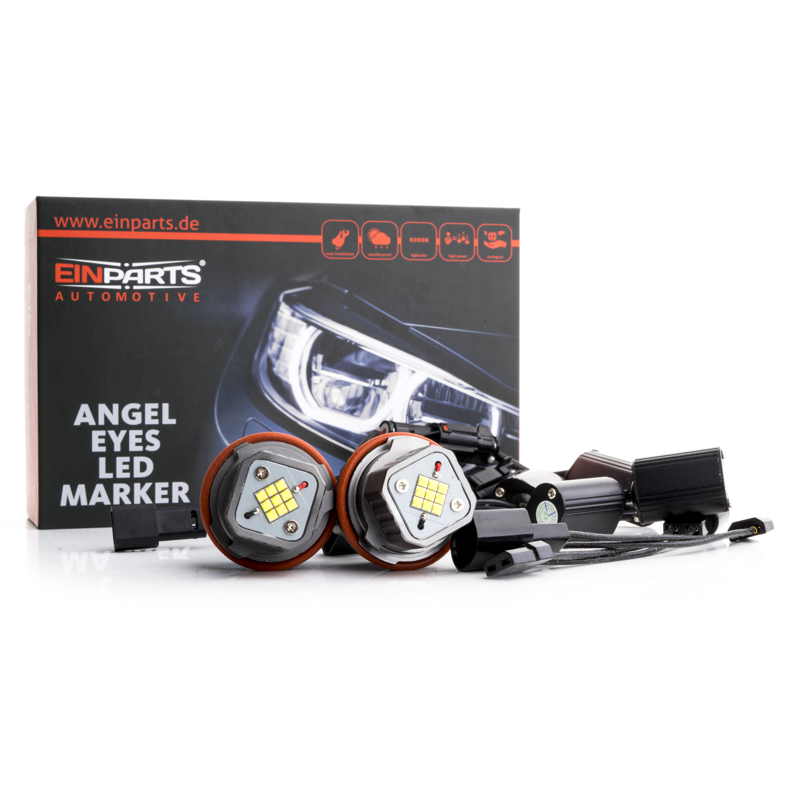 LED Markery 2 x 80W (OSRAM) do kroužků BMW 1 E87 (2004-2008)