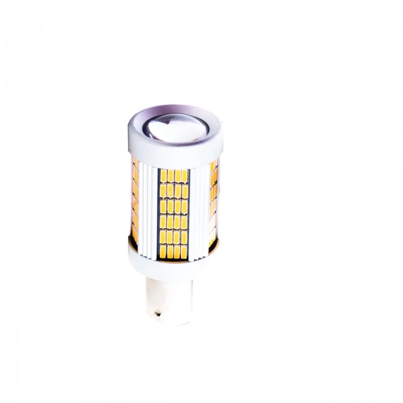 EPL160 LED žárovky PY21W (135 x SMD 4014) oranžová CANBUS