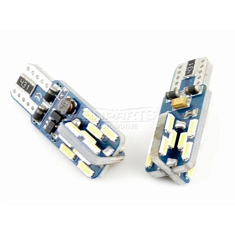 EPL52 LED žárovky W5W (24 x SMD 4014) 3000K CANBUS