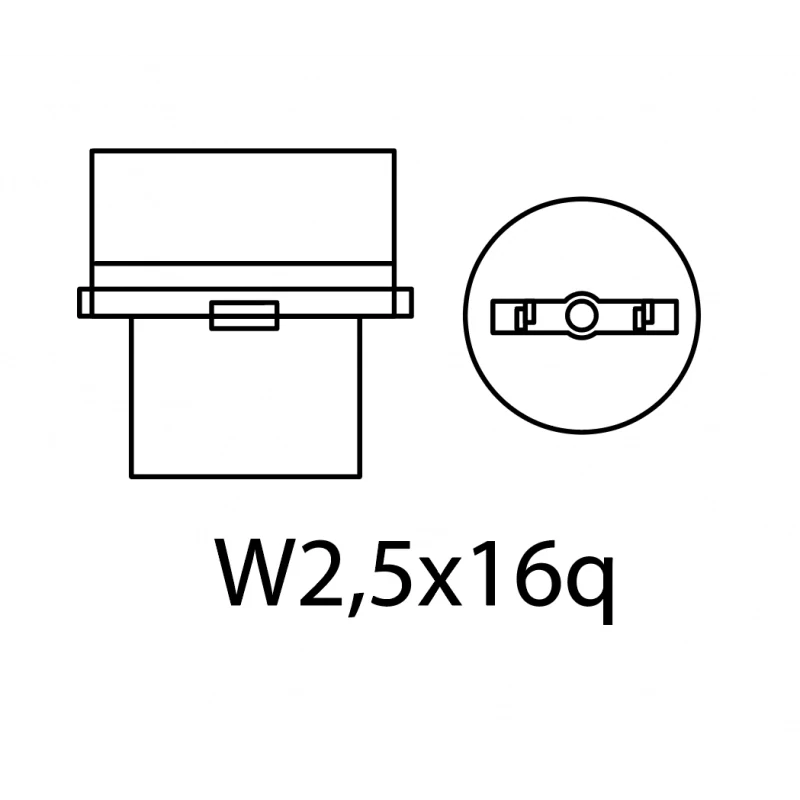 EPL172 LED žárovky P27W (30 x SMD 3020) oranžová CANBUS