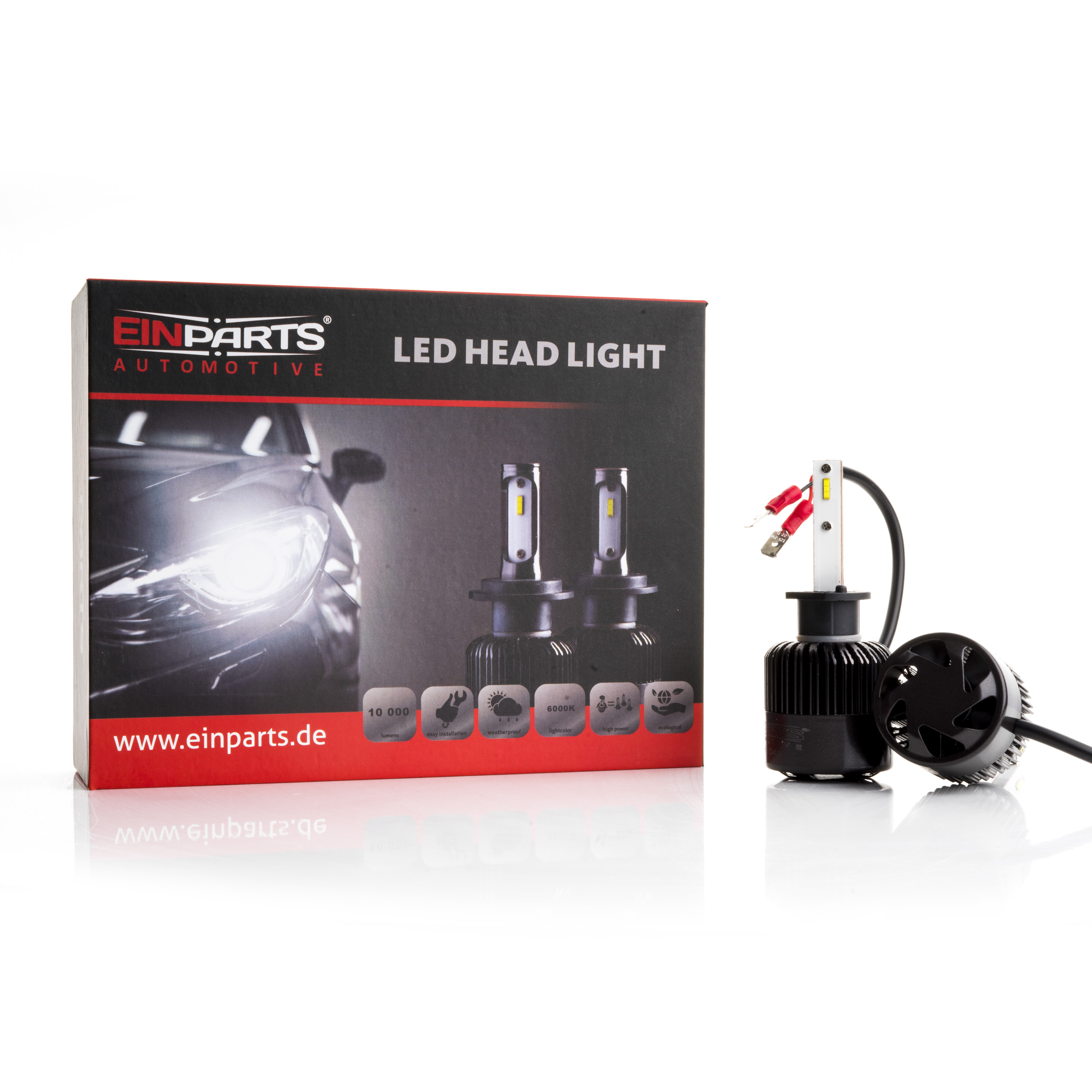 H1 LED žárovky 34W (2 x LED FLIP CHIP) 6000K CANBUS