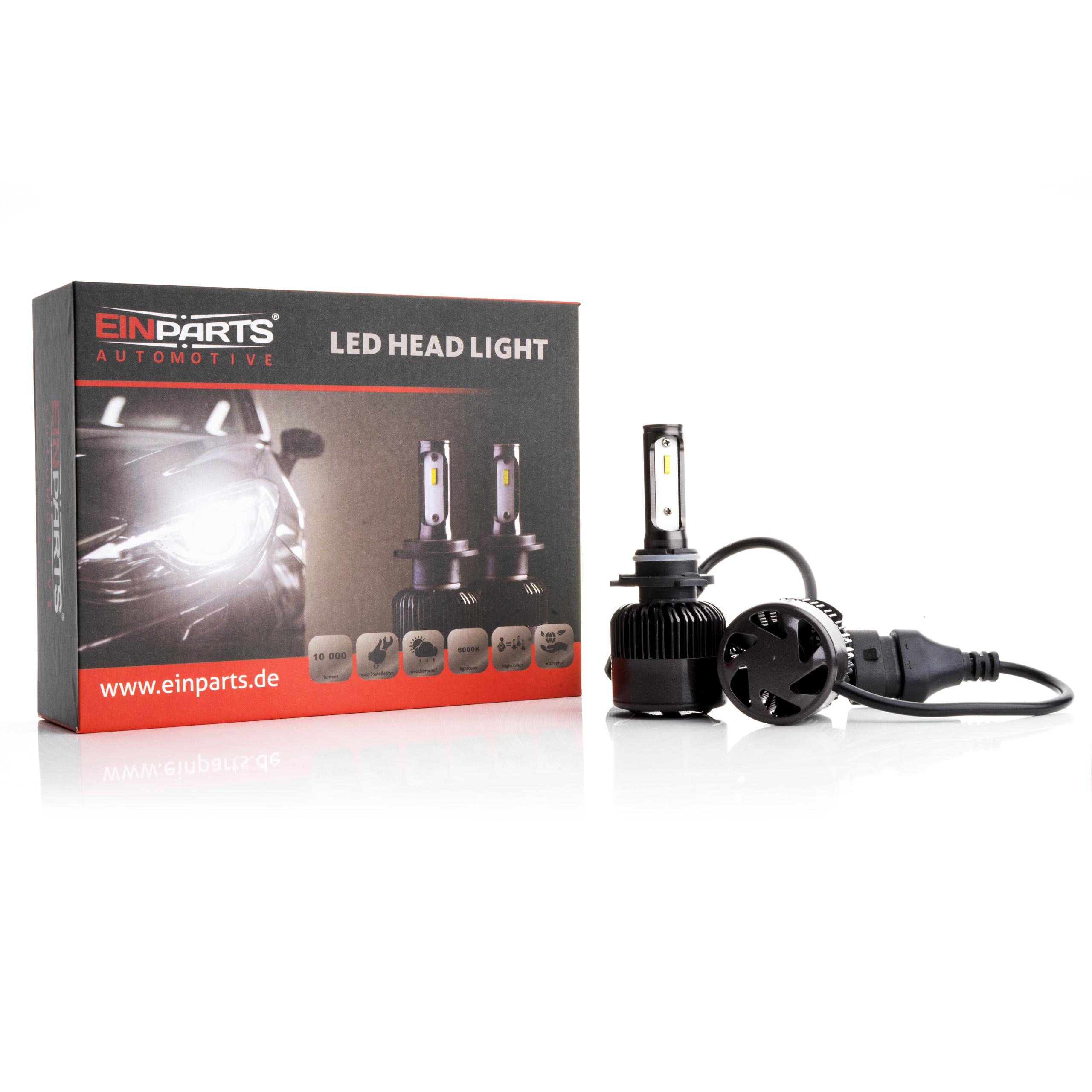 HB3 LED žárovky 34W (2 x LED FLIP CHIP) 6000K CANBUS