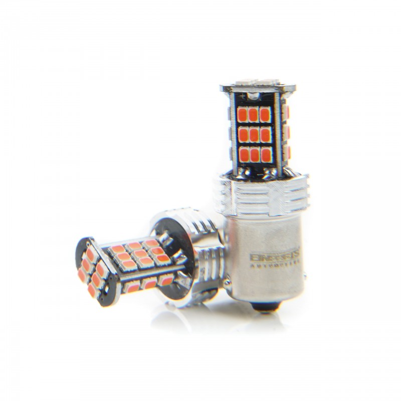 P21W LED žárovky (30 x SMD 3020) červená CANBUS
