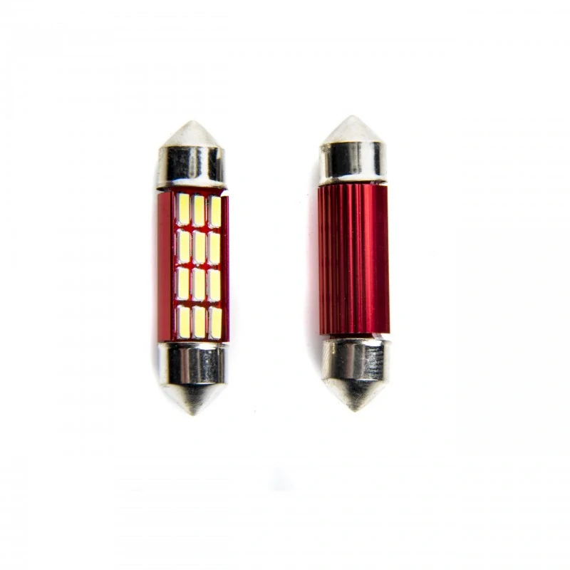 EPL205 LED žárovky C5W (12 x SMD 4014) 36mm 6000K CANBUS