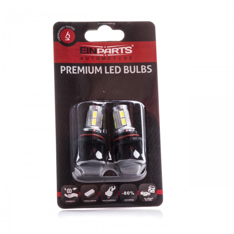 P13W LED žárovky (8 x CREE SMD 5630) 6000K 12/24V