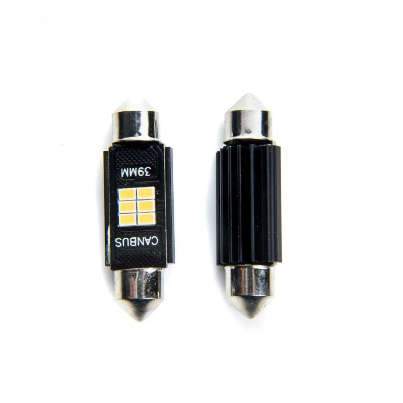 EPL196 LED žárovky C10W (6 x SMD 2016) 39mm 6000K CANBUS