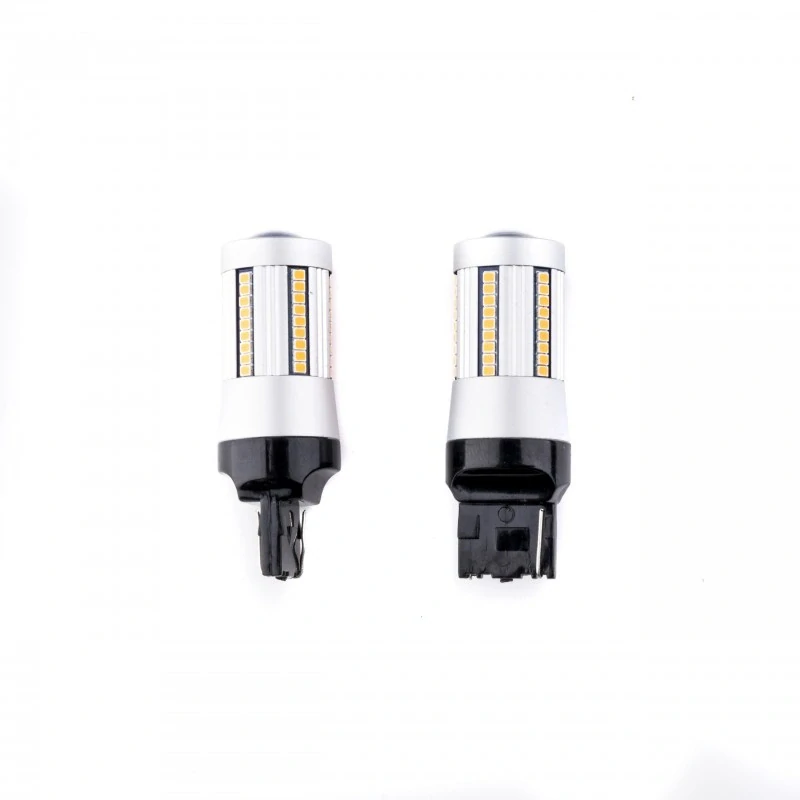 EPL260 LED žárovky W21W (66 x SMD 2016) oranžová CANBUS