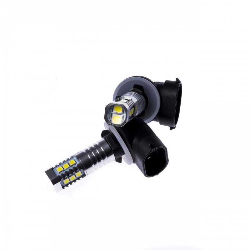 H27W LED žárovky (14 x SMD 3030) 6000K