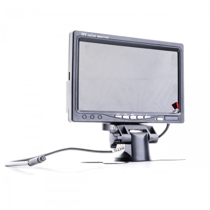 Couvací kamera v rámečku SPZ s monitorem 7 palců