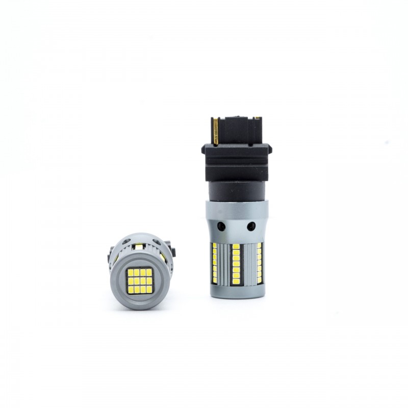 P27W LED žárovky (66 x SMD 2016) 6000K CANBUS