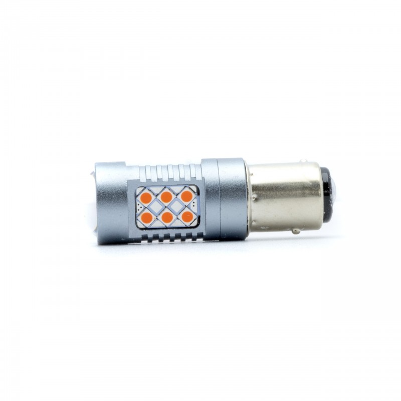 P21/5W LED žárovky (24 x SMD 3030) červená CANBUS