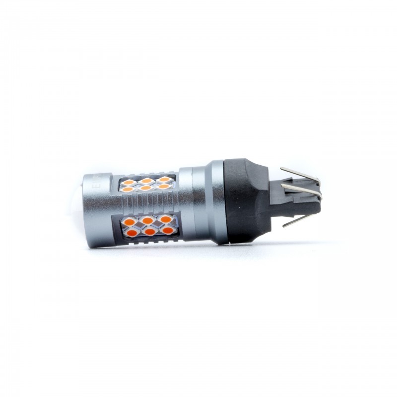 W21/5W LED žárovky (24 x SMD 3030) červená CANBUS