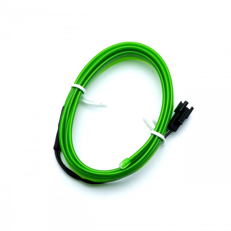 LED světlovodný pásek 1m (zelený) 24V
