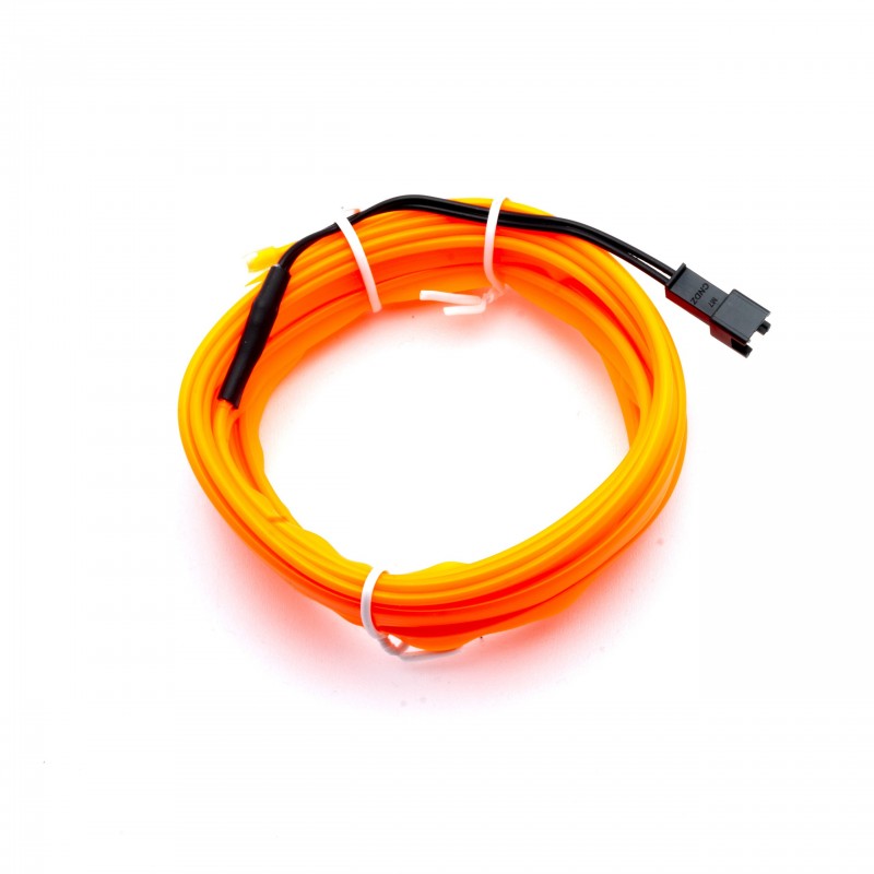LED světlovodný pásek 3m (oranžový) 24V