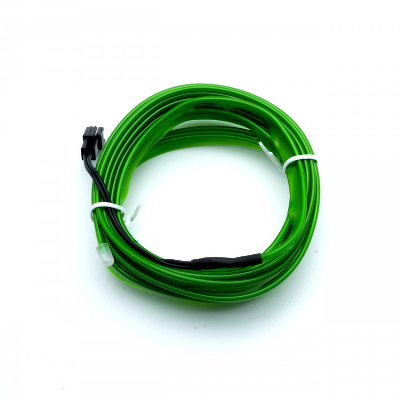 LED světlovodný pásek 3m (zelený) 24V