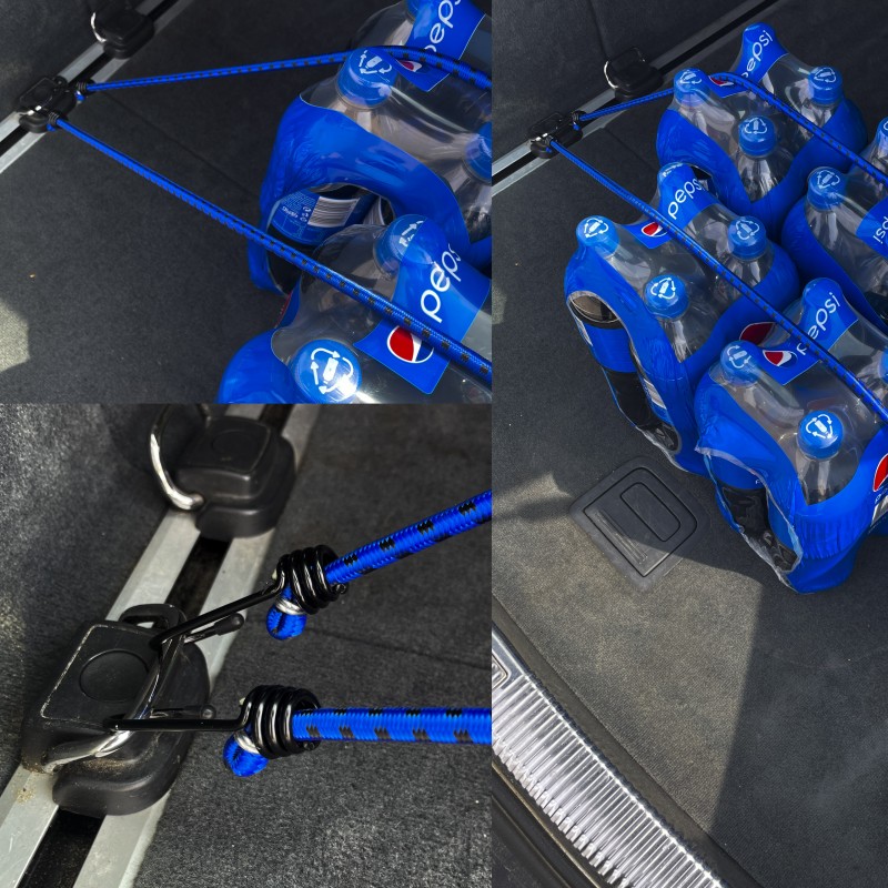 EPACC035 Elastická Gumová Lana Pro Upevnění Zavazadel 200cm 2ks.