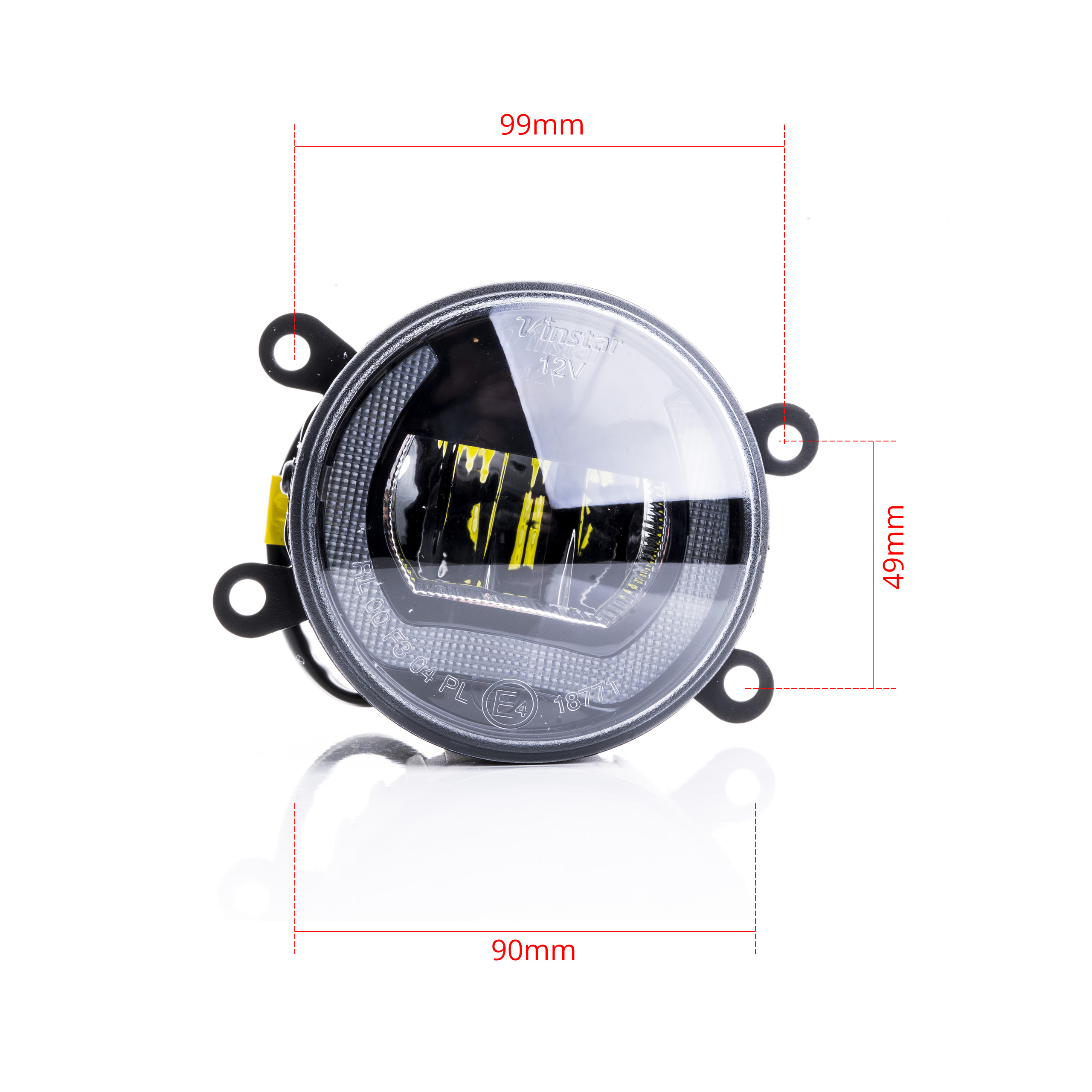 LED Světla Pro Denní Svícení s Mlhovkami NISSAN Leaf (2010-2012)