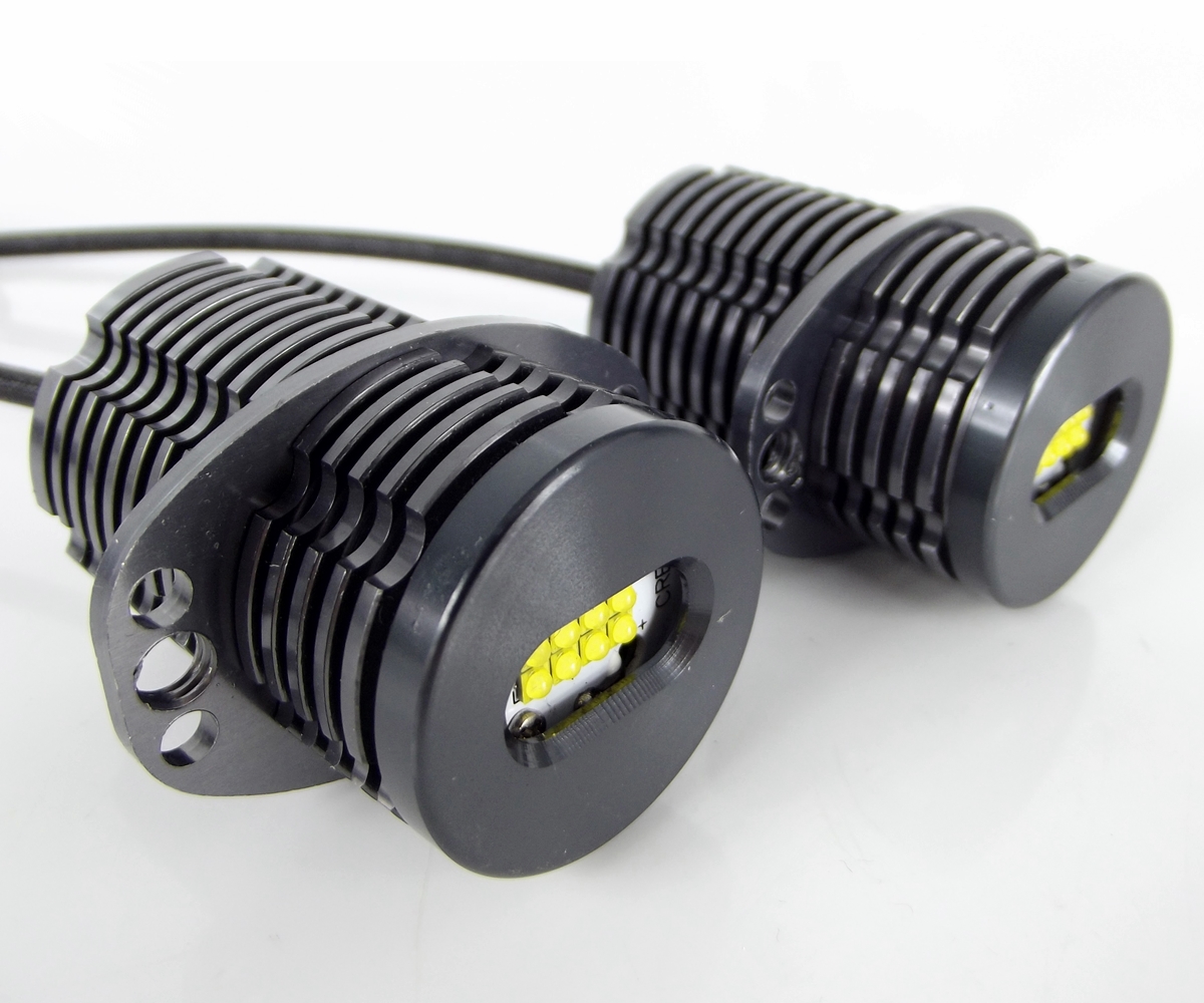 LED Markery 2 x 80W (CREE) do kroužků BMW 3 E90/E91 (2004-2008)