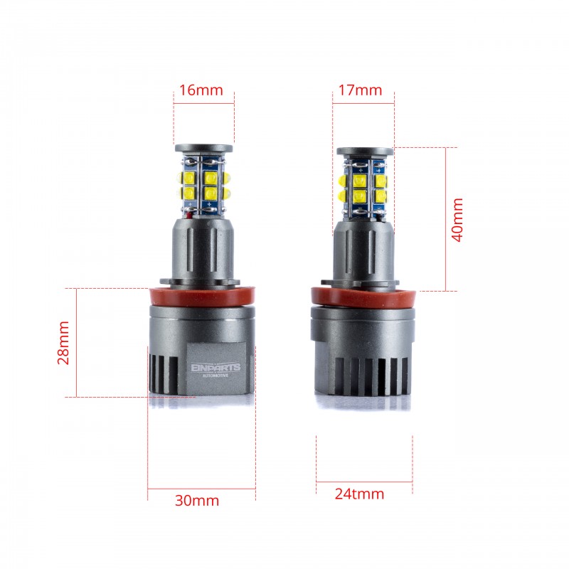 LED Markery 2 x 120W (CREE) do kroužků BMW 1 E87 (2008-2011) (C)