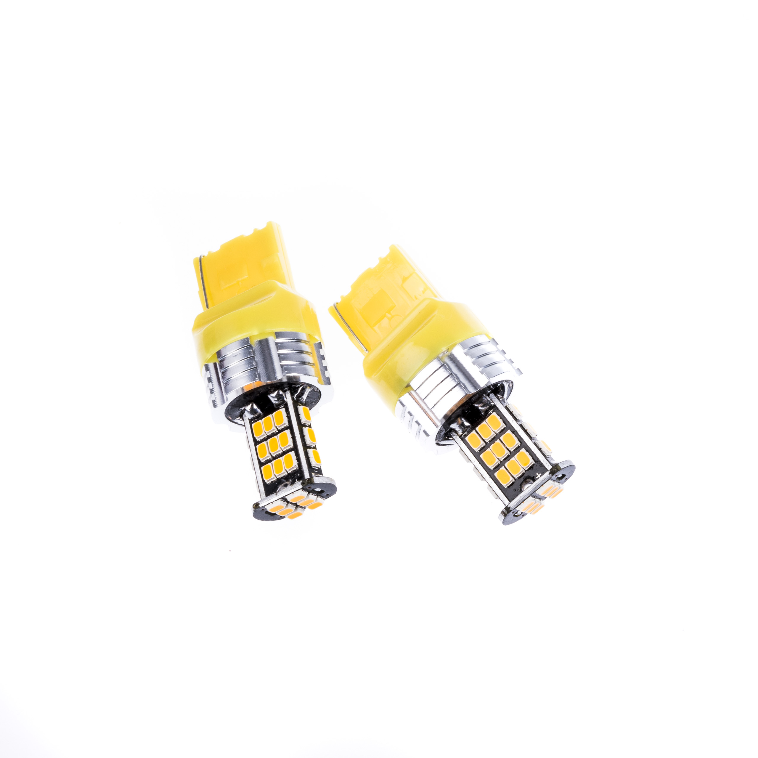 W21W LED žárovky (30 x SMD 3020) oranžová CANBUS
