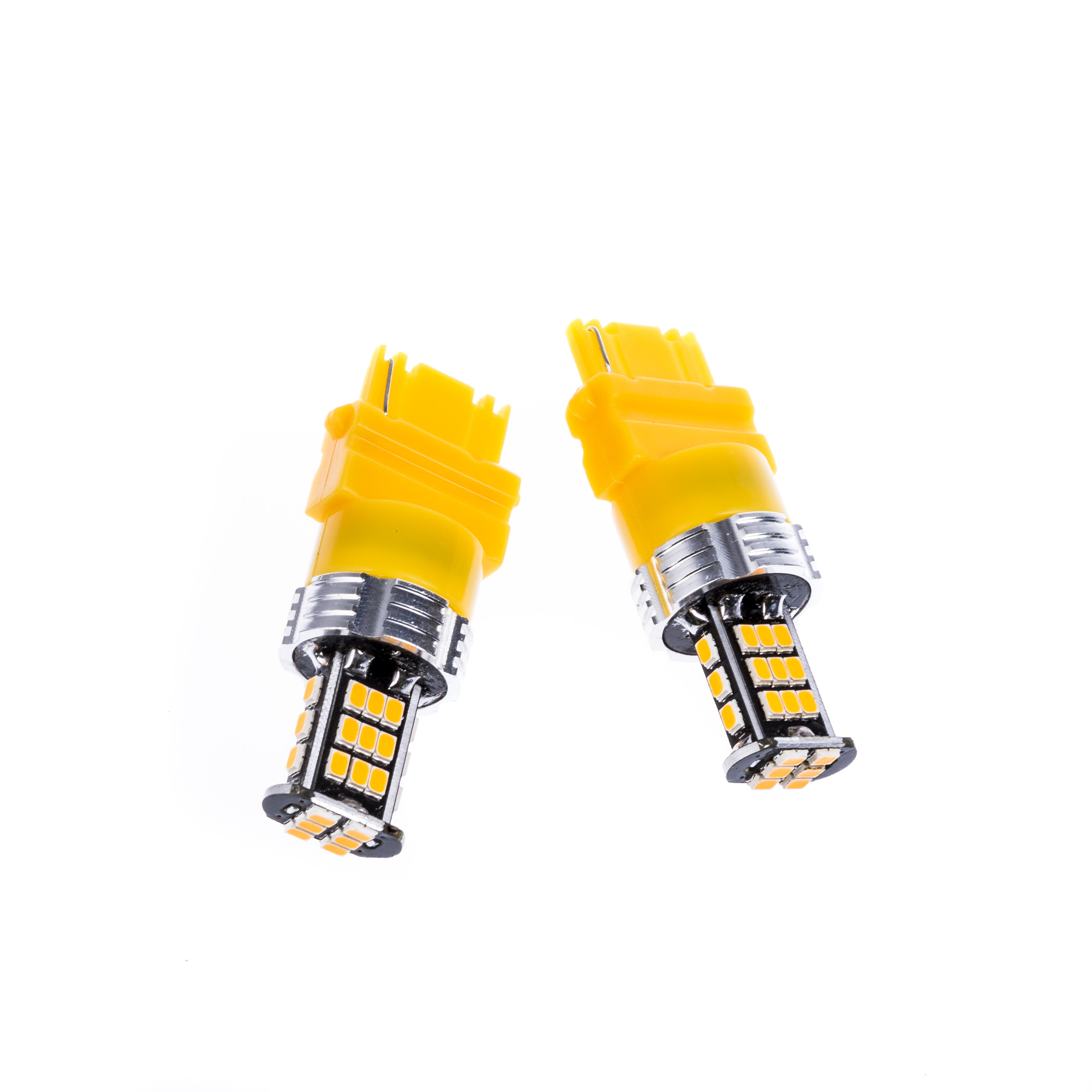 P27W LED žárovky (30 x SMD 3020) oranžová CANBUS