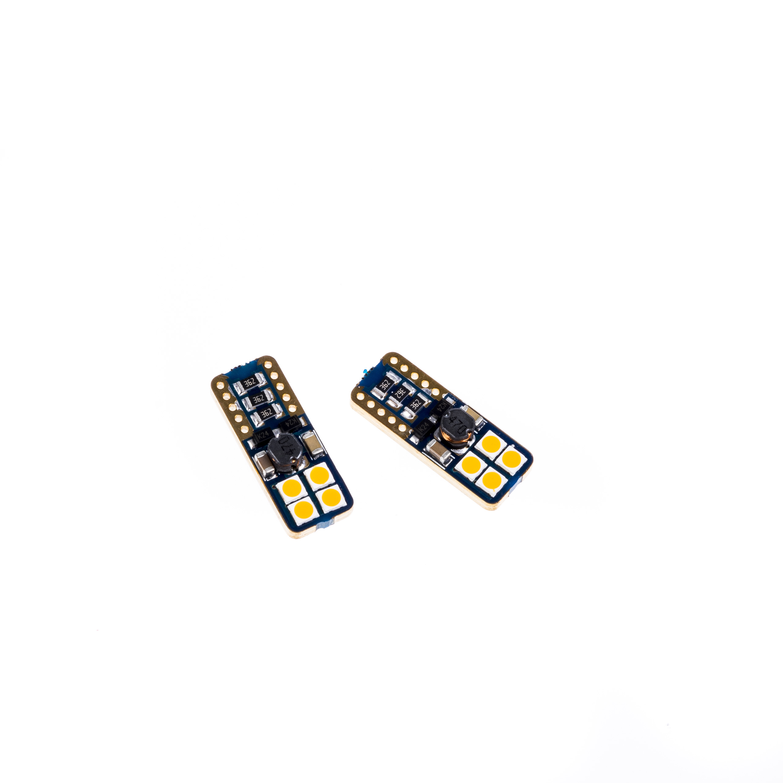 W5W LED žárovky (8 x OSRAM LED 3030) oranžová CANBUS