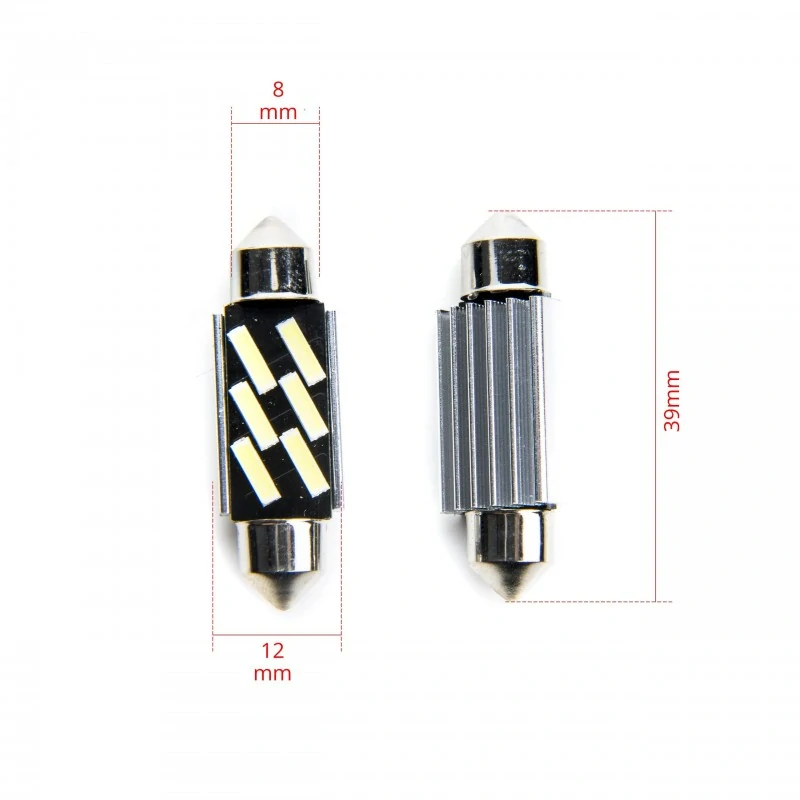 EPL216 LED žárovky C10W (6 x SMD 7020) 39mm 6000K CANBUS
