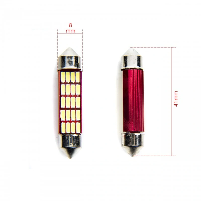 EPL207 LED žárovky C10W (20 x SMD 4014) 41mm 6000K CANBUS