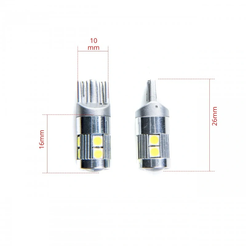 EPL201 LED žárovky W5W (9 x SMD 3030) 6000K CANBUS